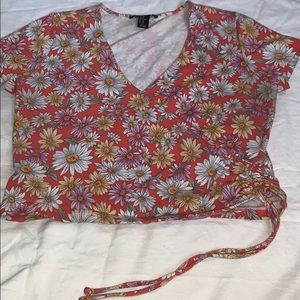 Floral crop top